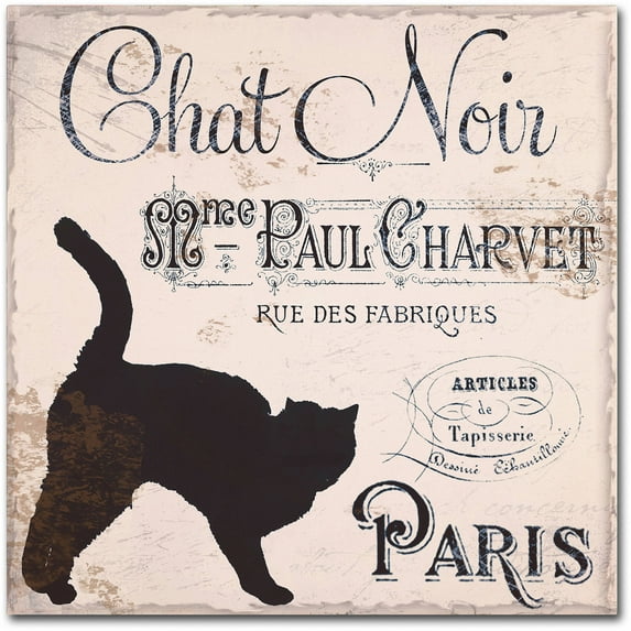 Trademark Fine Art "Les Chats II" Canvas Art by Color Bakery