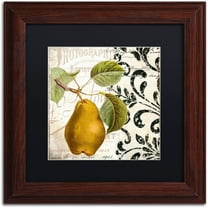 Trademark Fine Art "Les Fruits Jardin I" Canvas Art by Color Bakery Black Matte, Wood Frame