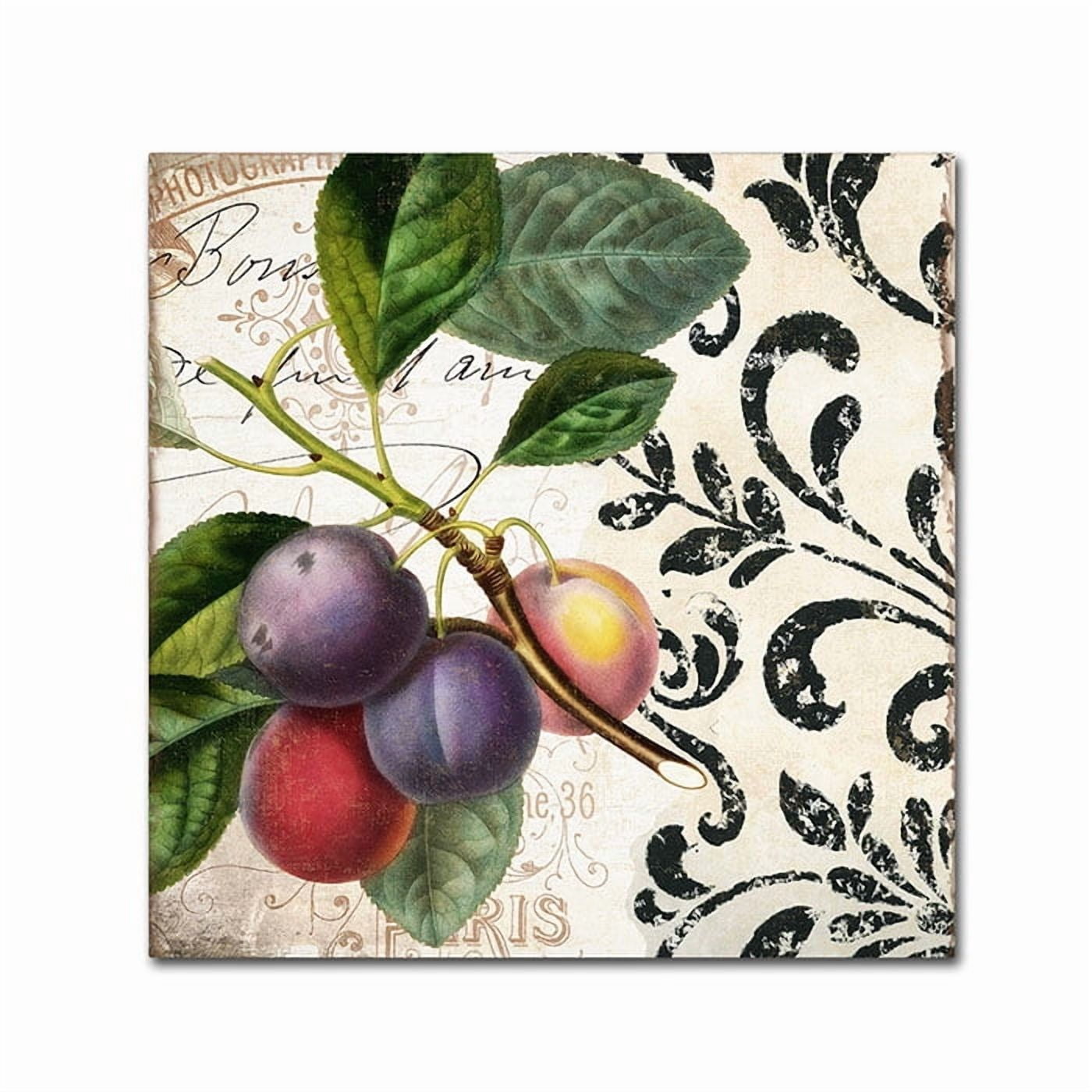 Trademark Fine Art "Les Fruits Jardin III" Canvas Art by Color Bakery
