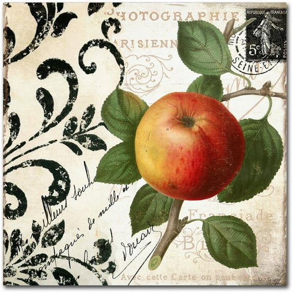 Trademark Fine Art "Les Fruits Jardin IV" Canvas Art by Color Bakery