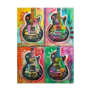 Trademark Fine Art 'Les Paul 4Up' Canvas Art by Dean Russo