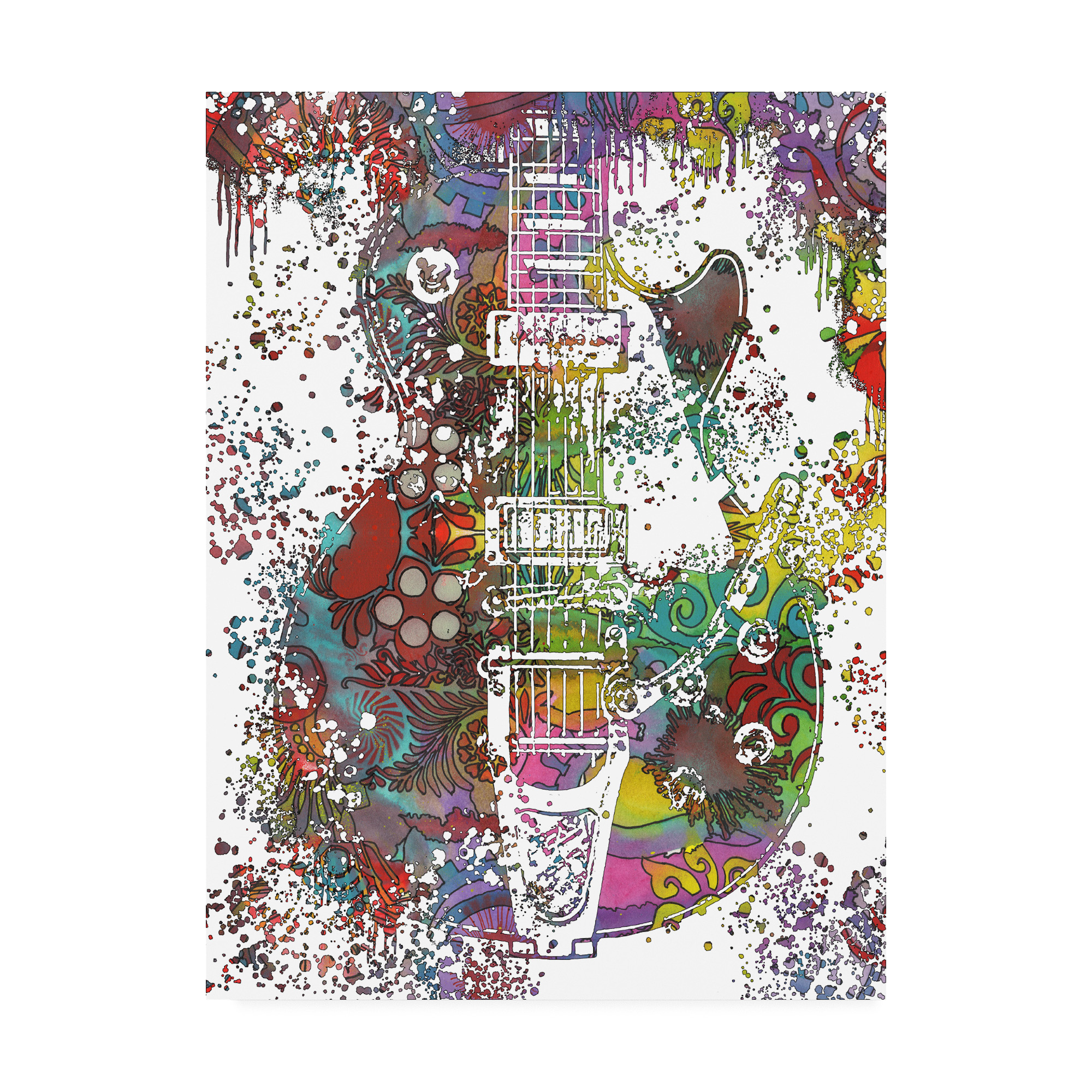 Trademark Fine Art 'Les Paul Whammy' Canvas Art by Dean Russo