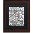 thumbnail image 1 of Trademark Fine Art "Lester the Lion" Canvas Art by Kathy G. Ahrens, Black Matte, Wood Frame, 1 of 4
