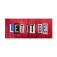 thumbnail image 1 of Trademark Fine Art 'Let It Be' Canvas Art by Design Turnpike, 1 of 4