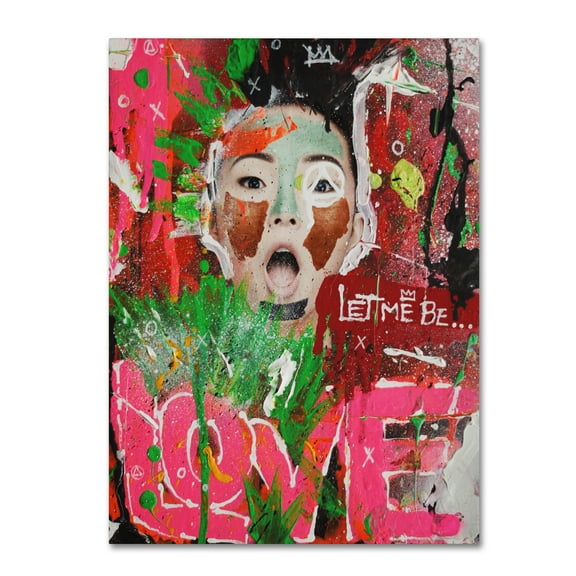 Trademark Fine Art 'Let Me Be Love' Canvas Art by Sr.LaSso
