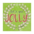 thumbnail image 1 of Trademark Fine Art 'Lets Get Jolly I' Canvas Art by June Erica Vess, 1 of 4