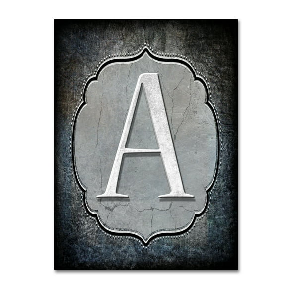 Trademark Fine Art 'Letter A' Canvas Art by LightBoxJournal