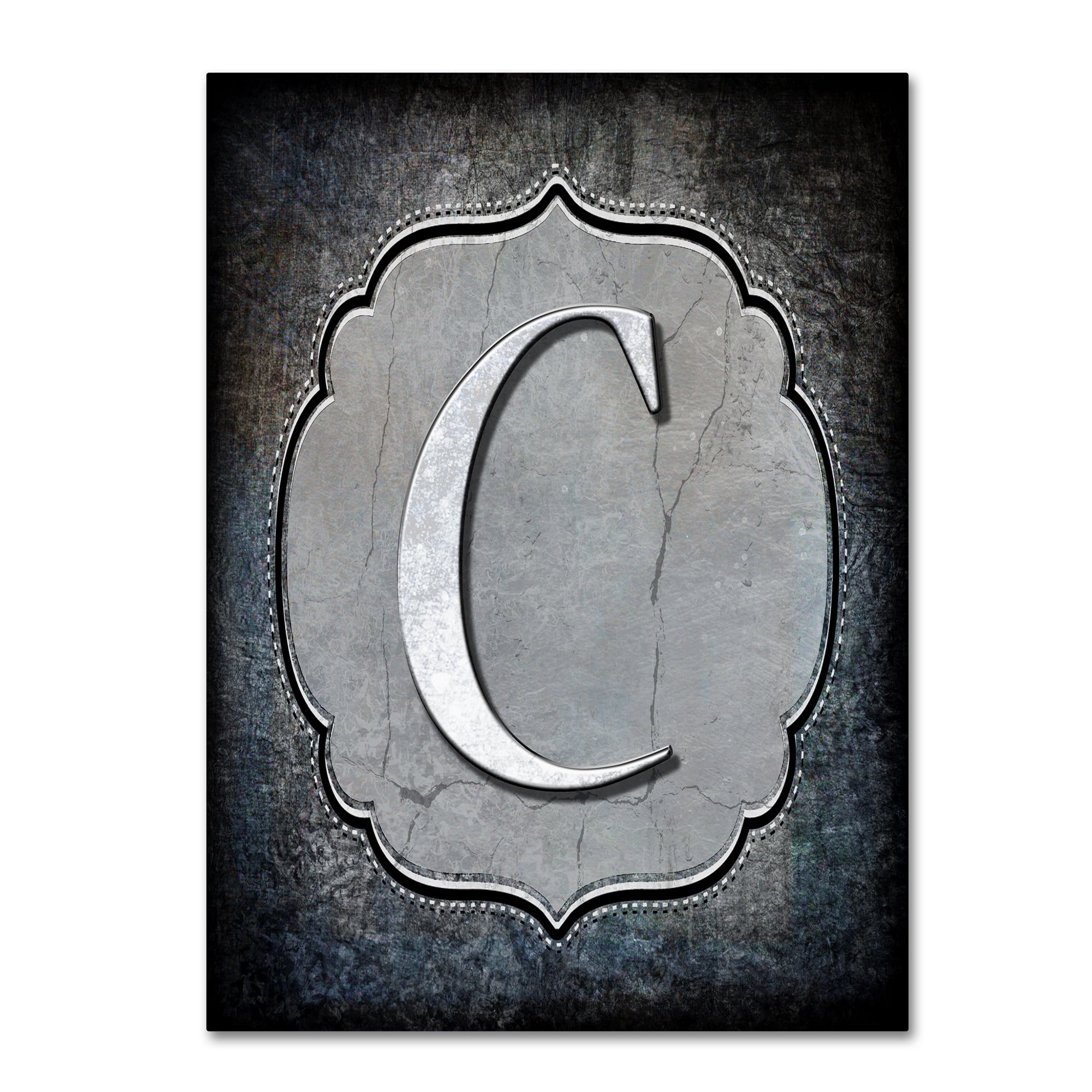 Trademark Fine Art 'Letter C' Canvas Art by LightBoxJournal