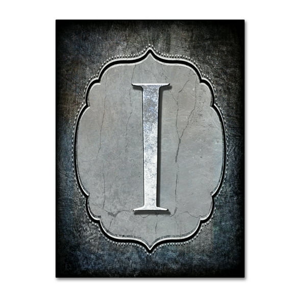 Trademark Fine Art 'Letter I' Canvas Art by LightBoxJournal