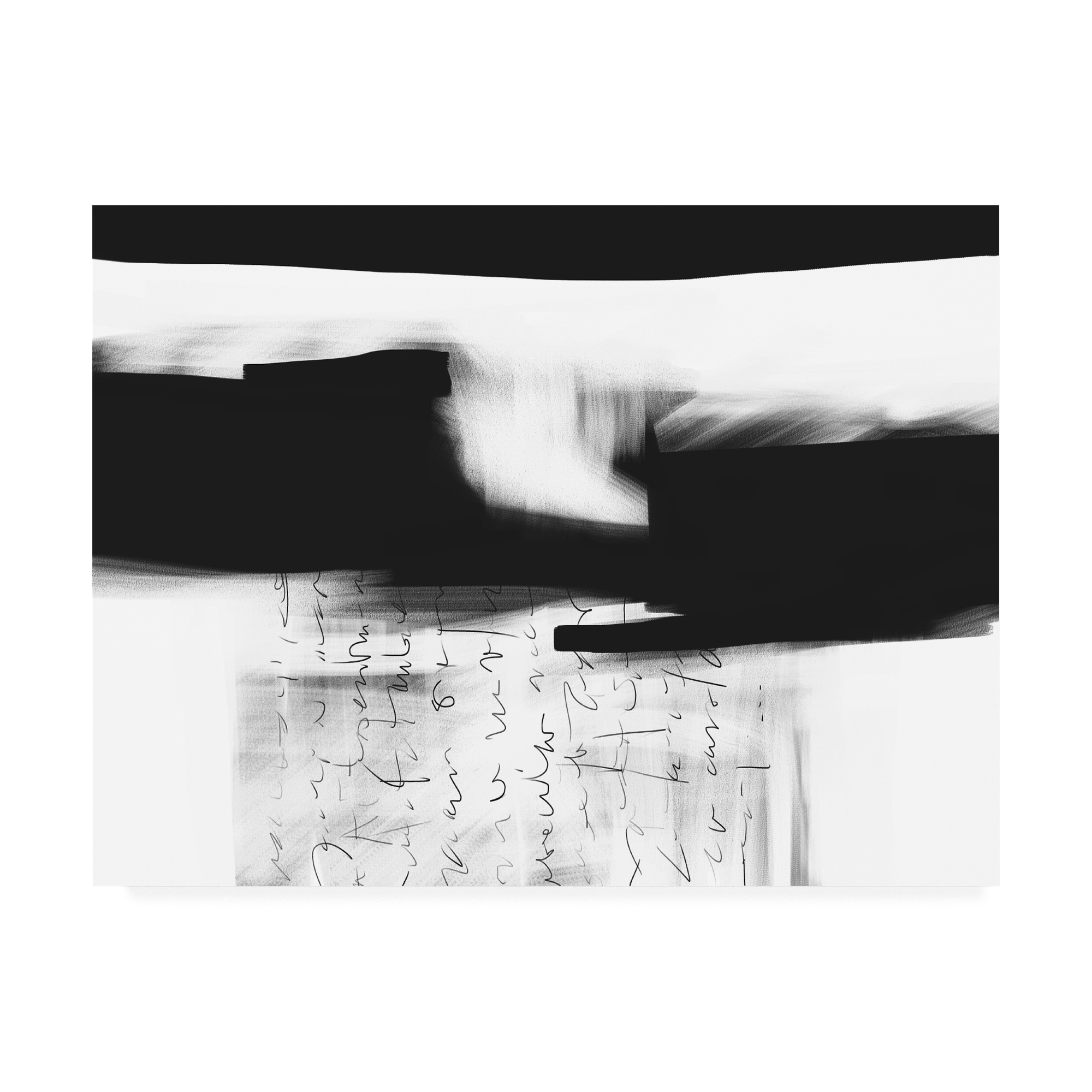 Trademark Fine Art 'Letter No. 4' Canvas Art by Simona Goca