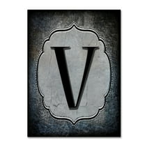 Trademark Fine Art 'Letter V' Canvas Art by LightBoxJournal