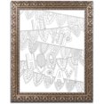 thumbnail image 1 of Trademark Fine Art 'Letters & Words 22' Canvas Art by Hello Angel Gold Ornate Frame, 1 of 4