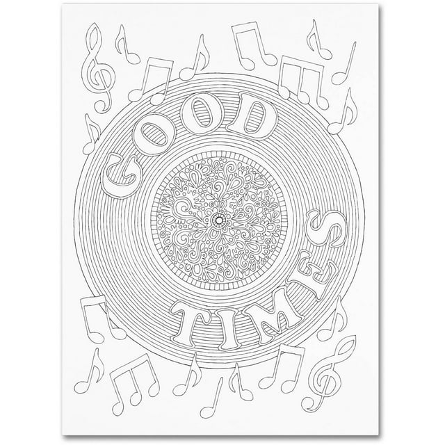 Trademark Fine Art "Letters and Words 23" Canvas Art by Hello Angel