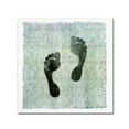 thumbnail image 1 of Trademark Fine Art 'Life Is Better At The Lake Foot Print' Canvas Art by LightBoxJournal, 1 of 3