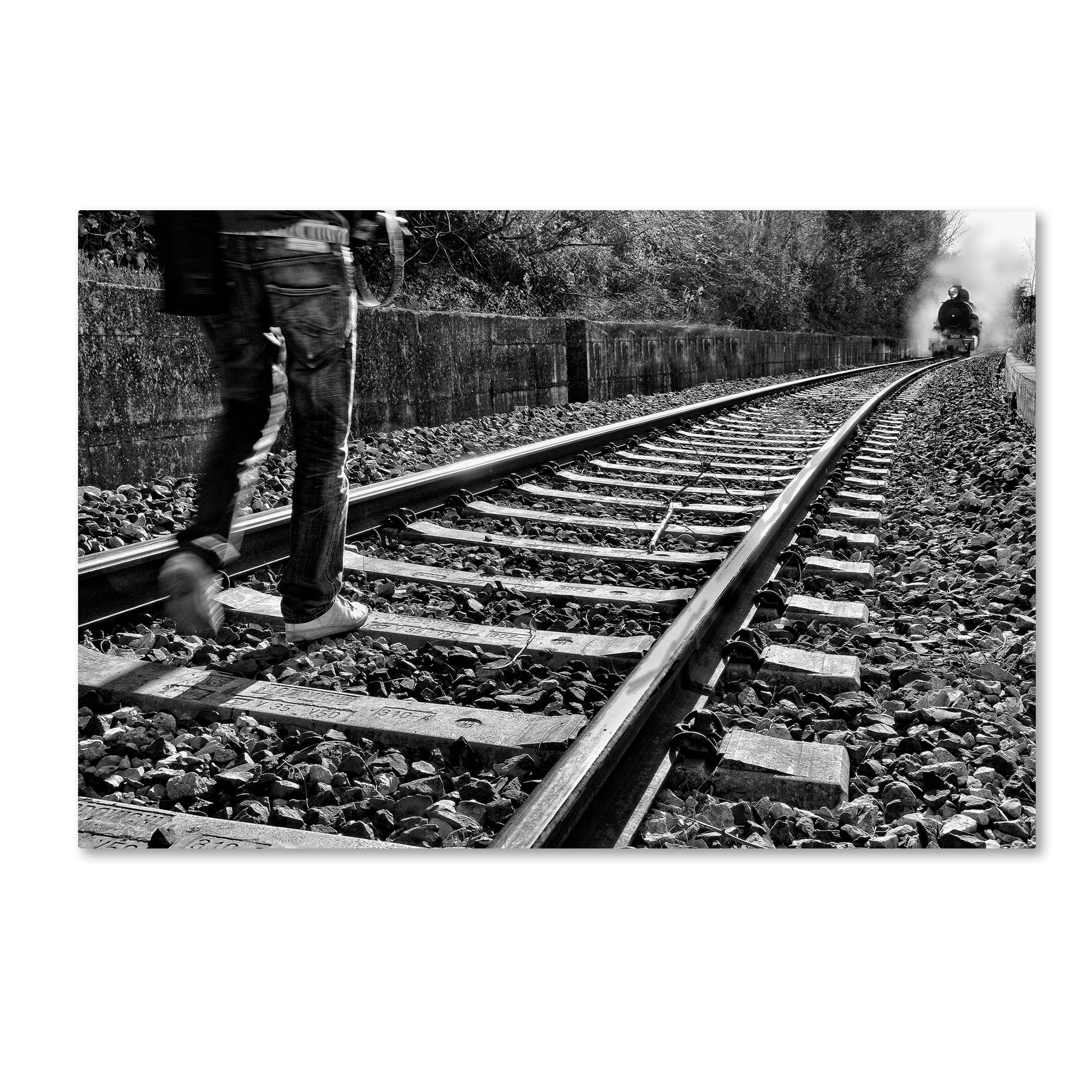 Trademark Fine Art 'Life Is Short' Canvas Art by Andrea Auf Dem