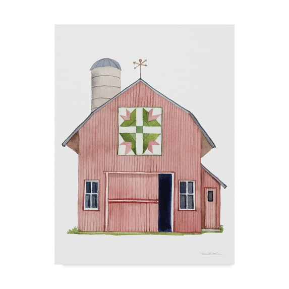 Trademark Fine Art 'Life on the Farm Barn Element I' Canvas Art by Kathleen Parr McKenna