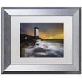 thumbnail image 1 of Trademark Fine Art "Light of the Year in Brittany" Canvas Art by Mathieu Rivrin, White Matte, Silver Frame, 1 of 1