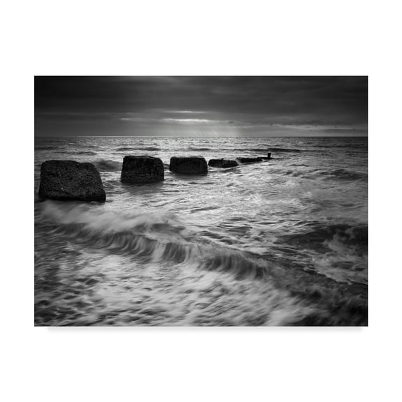 Trademark Fine Art 'Light on the Ocean' Canvas Art by Martin Henson