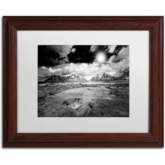 Trademark Fine Art "Light world" Canvas Art by Philippe Sainte-Laudy White Matte, Wood Frame