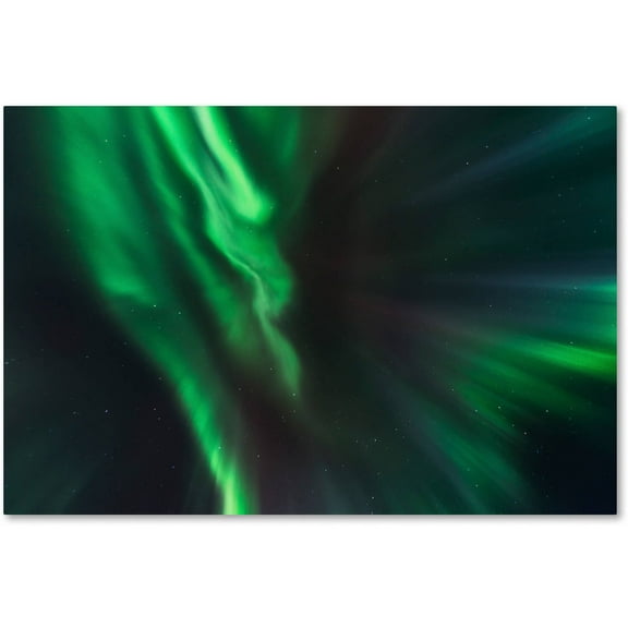 Trademark Fine Art "Lights of Gods" Canvas Art by Mathieu Rivrin