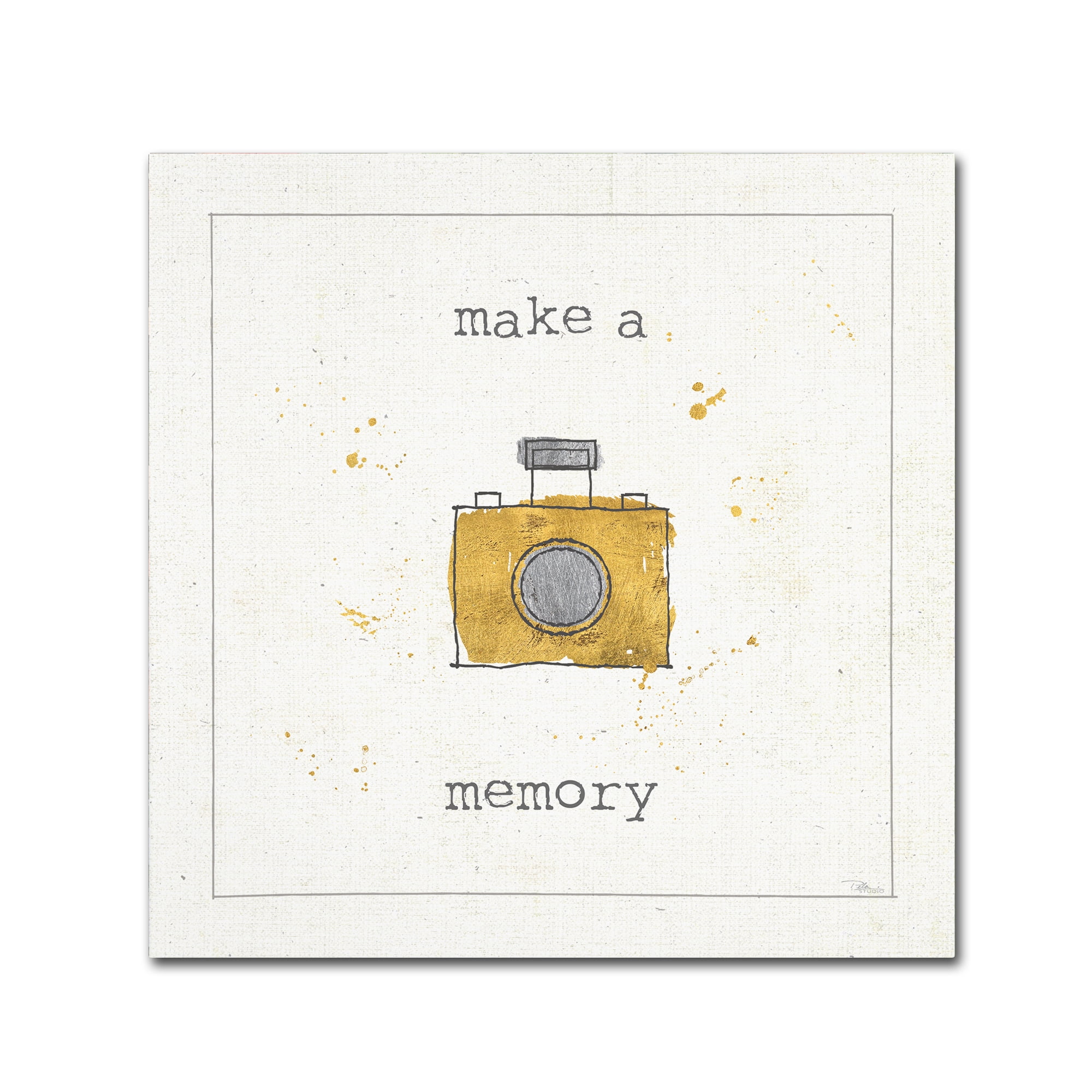 Trademark Fine Art 'Lil Memos Make a Memory' Canvas Art by Pela Studio