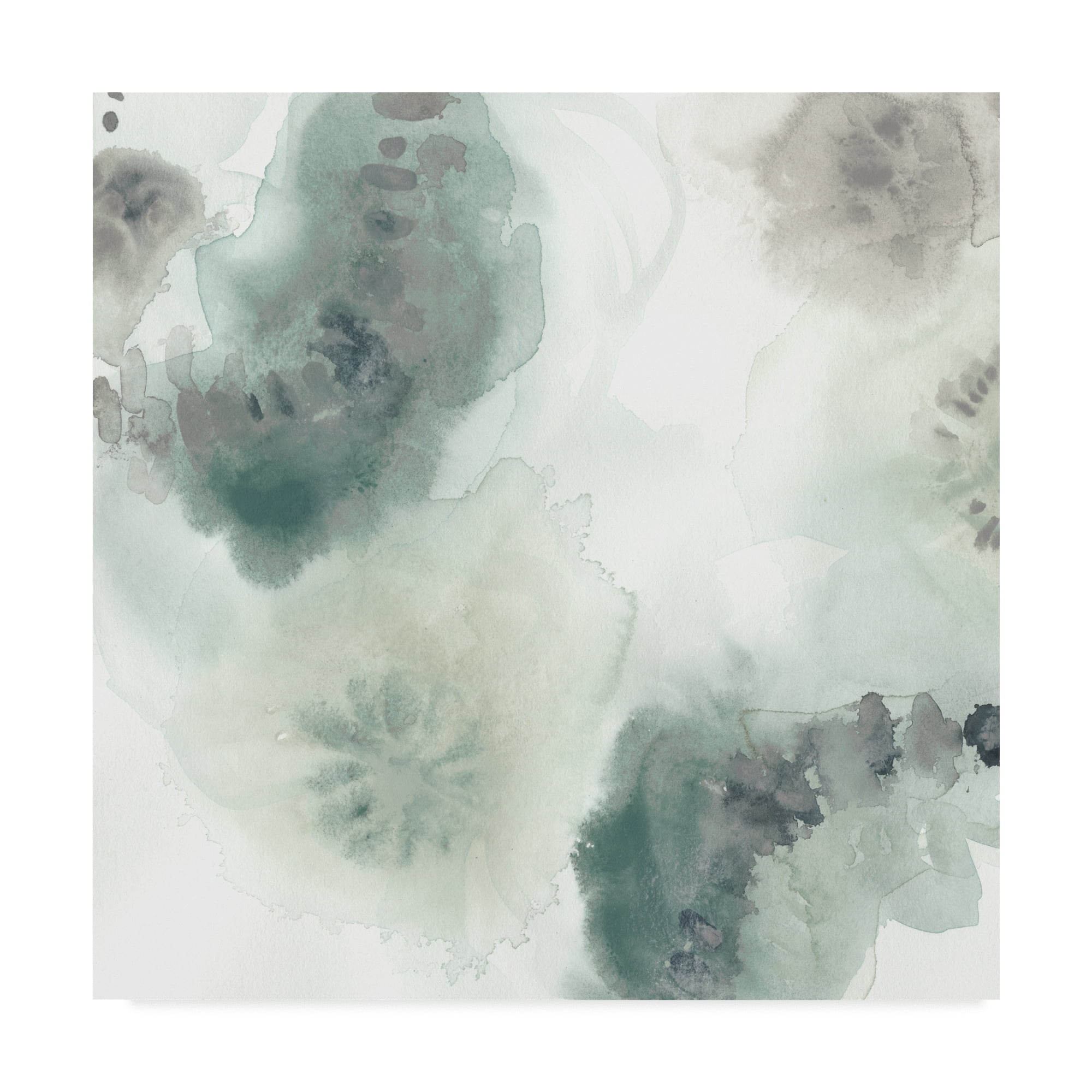 Trademark Fine Art 'Lily Pad Watercolor I' Canvas Art by June Erica Vess