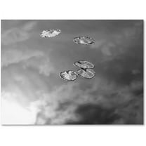 Trademark Fine Art "Lily Pads & Sky" Canvas Wall Art by Patty Tuggle