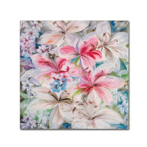 Trademark Fine Art "Lily Patch" Canvas Art by Li Bo