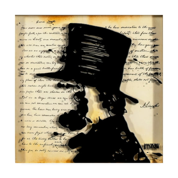 Trademark Fine Art 'Lincoln 03' Canvas Art by Roderick Stevens