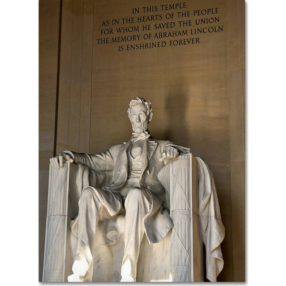 Trademark Fine Art "Lincoln Memorial 2" Canvas Art by CATeyes