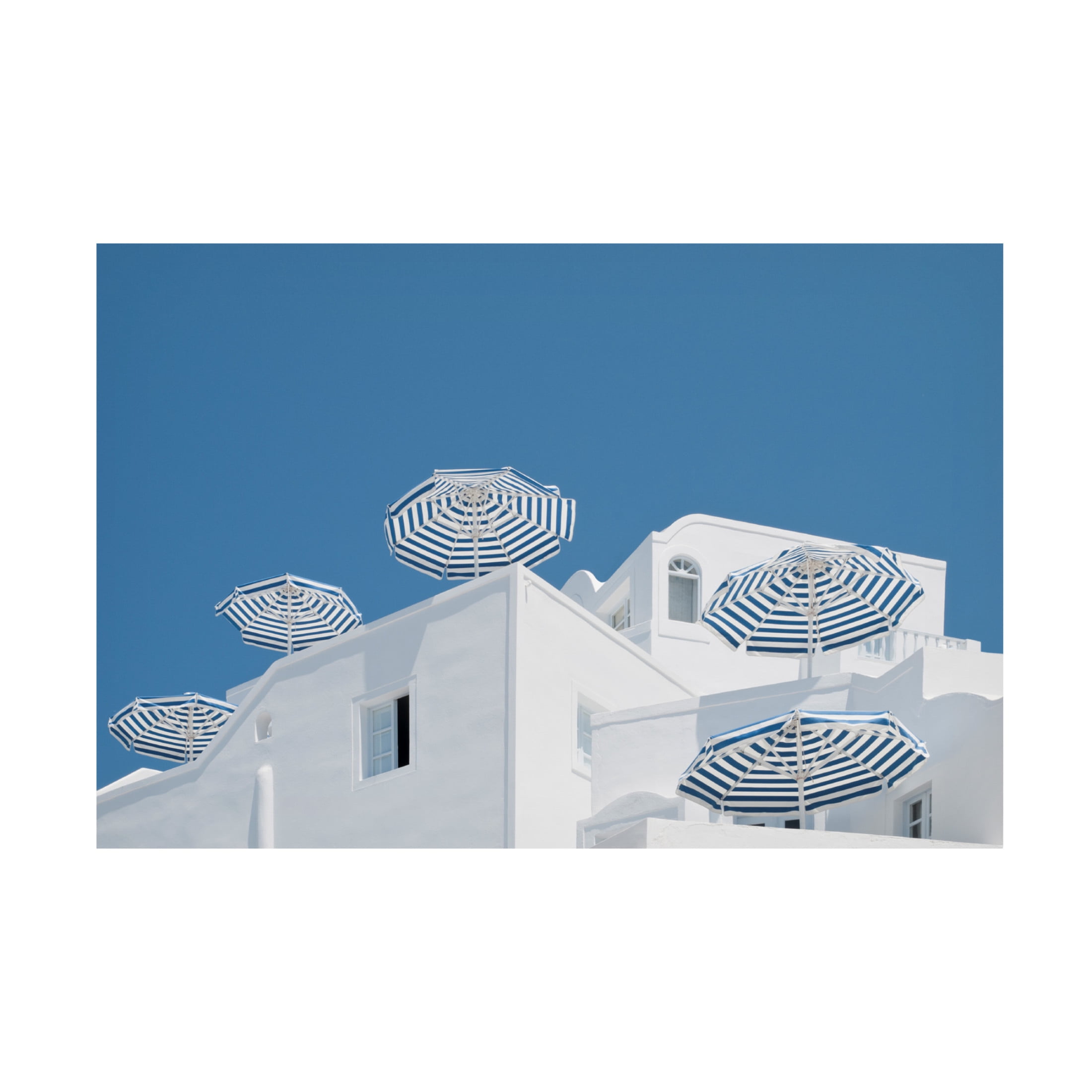 Trademark Fine Art Linda Wride Blue and white Canvas Wall Art