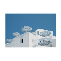 Trademark Fine Art Linda Wride Blue and white Canvas Wall Art