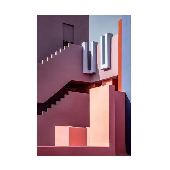 Trademark Fine Art Linda Wride Muralla Roja 10 Canvas Wall Art