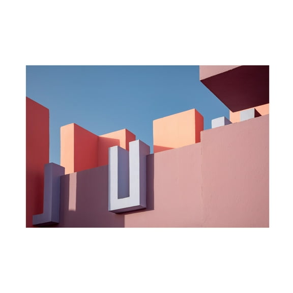 Trademark Fine Art Linda Wride  Muralla Roja 50 Canvas Wall Art