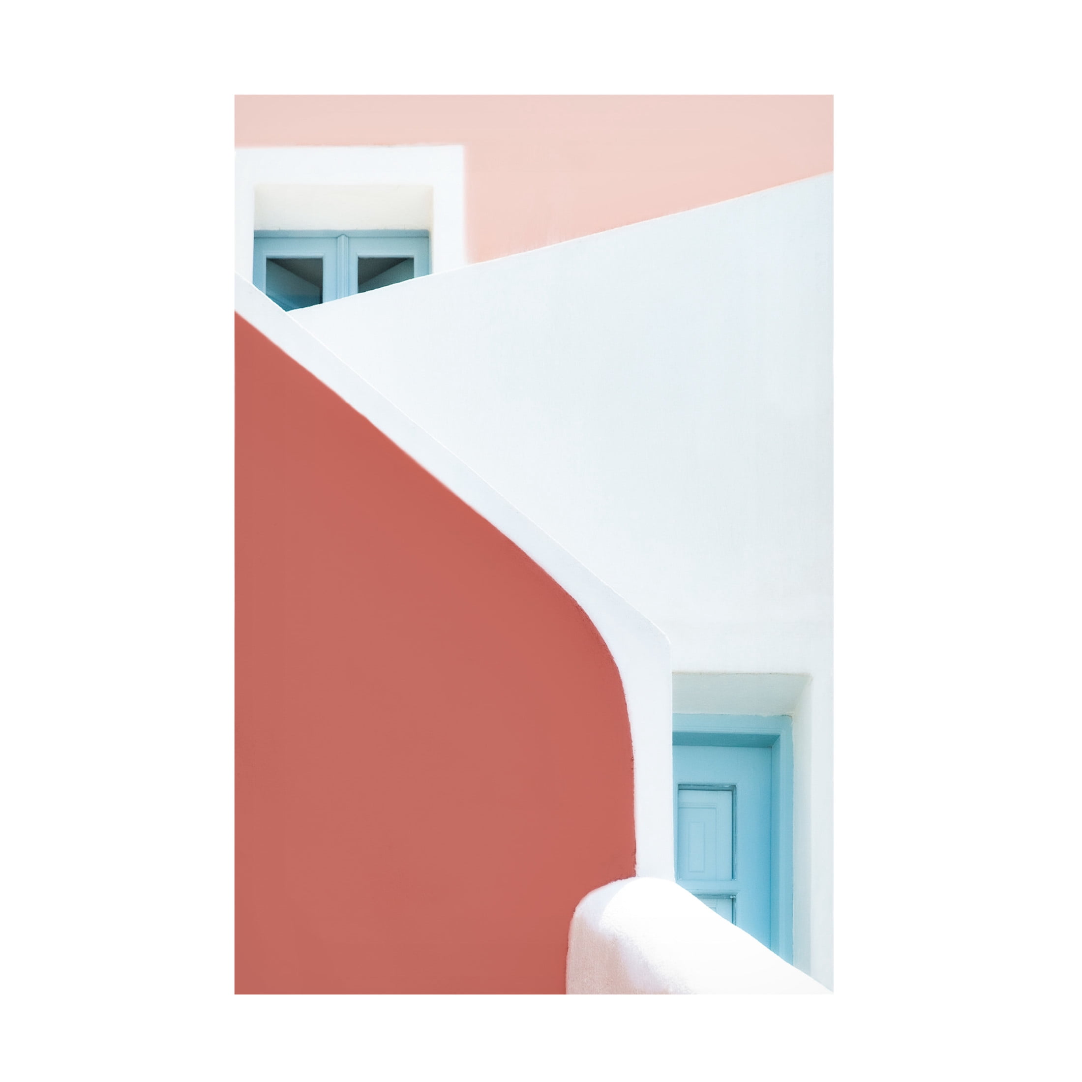 Trademark Fine Art Linda Wride Pastel Pinks And Blues Canvas Wall Art