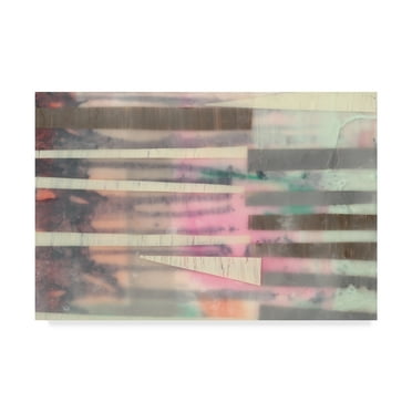 Trademark Fine Art 'Lines And Layers II' Canvas Art by Jennifer Goldberger