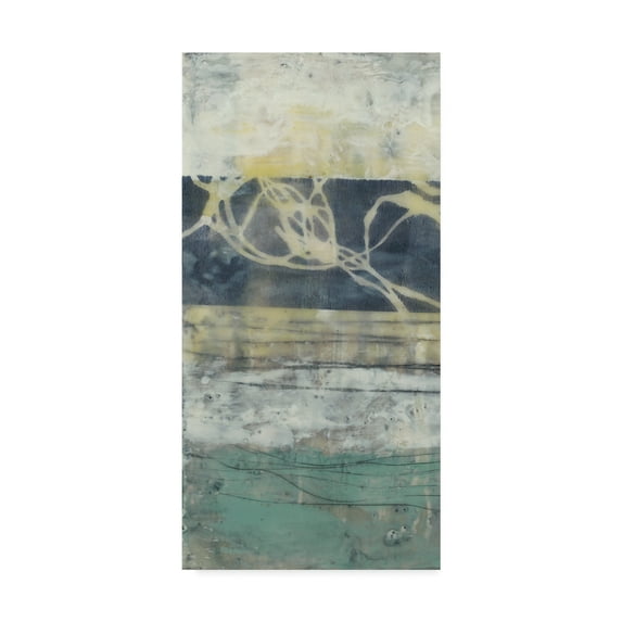 Trademark Fine Art 'Lines And Waves I' Canvas Art by Jennifer Goldberger