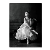 Trademark Fine Art 'Little Ballet Star' Canvas Art by Victoria Ivanova