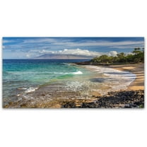 Trademark Fine Art 'Little Beach Sunrise' Canvas Art by Pierre Leclerc