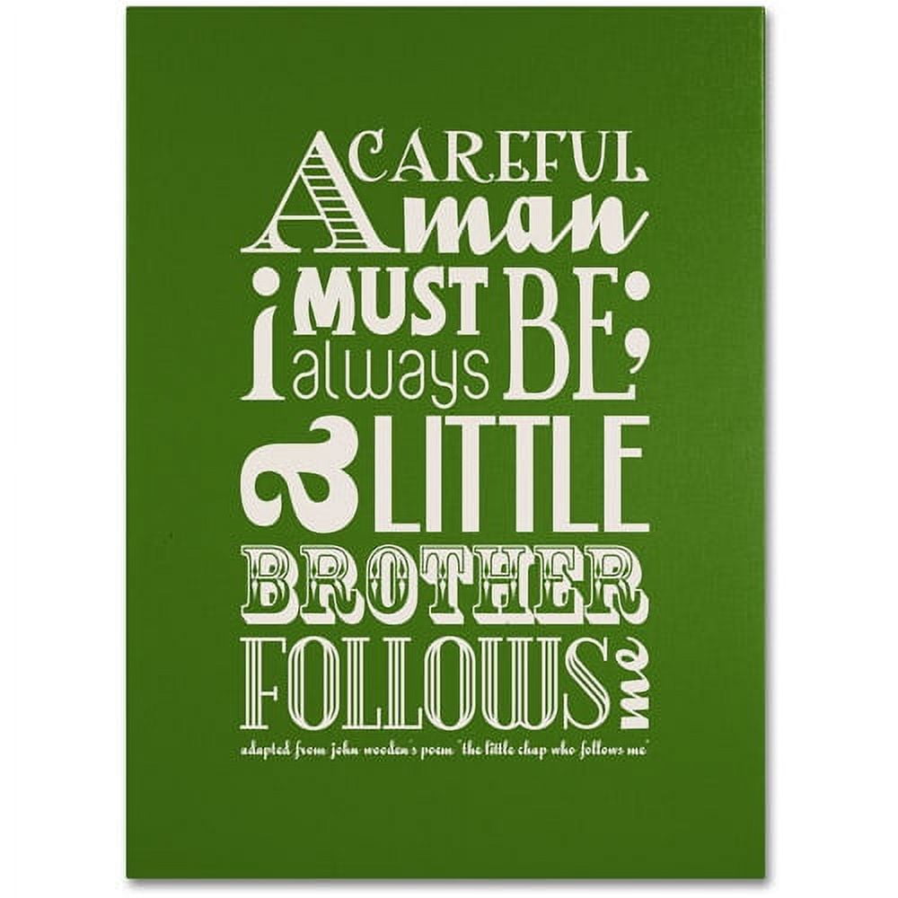 Trademark Fine Art "Little Brother II" Canvas Art by Megan Romo
