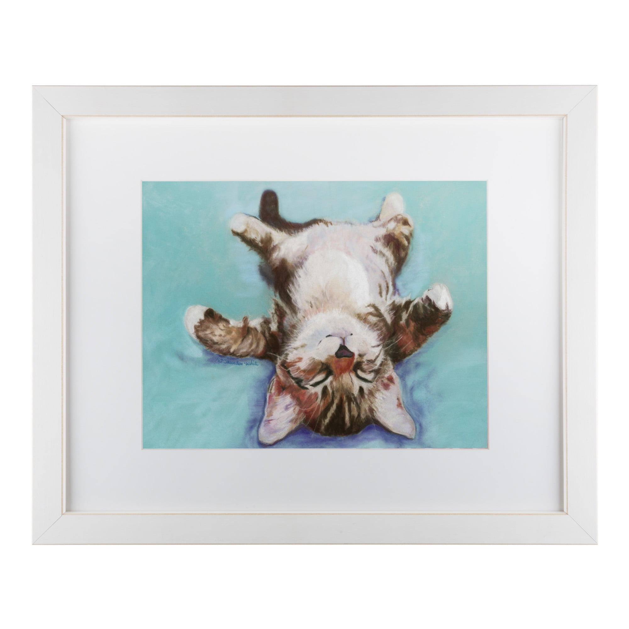 Trademark Fine Art 'Little Nappers' Matted Framed Art by Pat Saunders-White