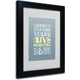 thumbnail image 1 of Trademark Fine Art "Live Honestly I" Canvas Art by Megan Romo, Black Frame, 1 of 3