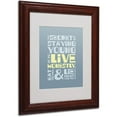 thumbnail image 1 of Trademark Fine Art "Live Honestly I" Canvas Art by Megan Romo, Wood Frame, 1 of 3