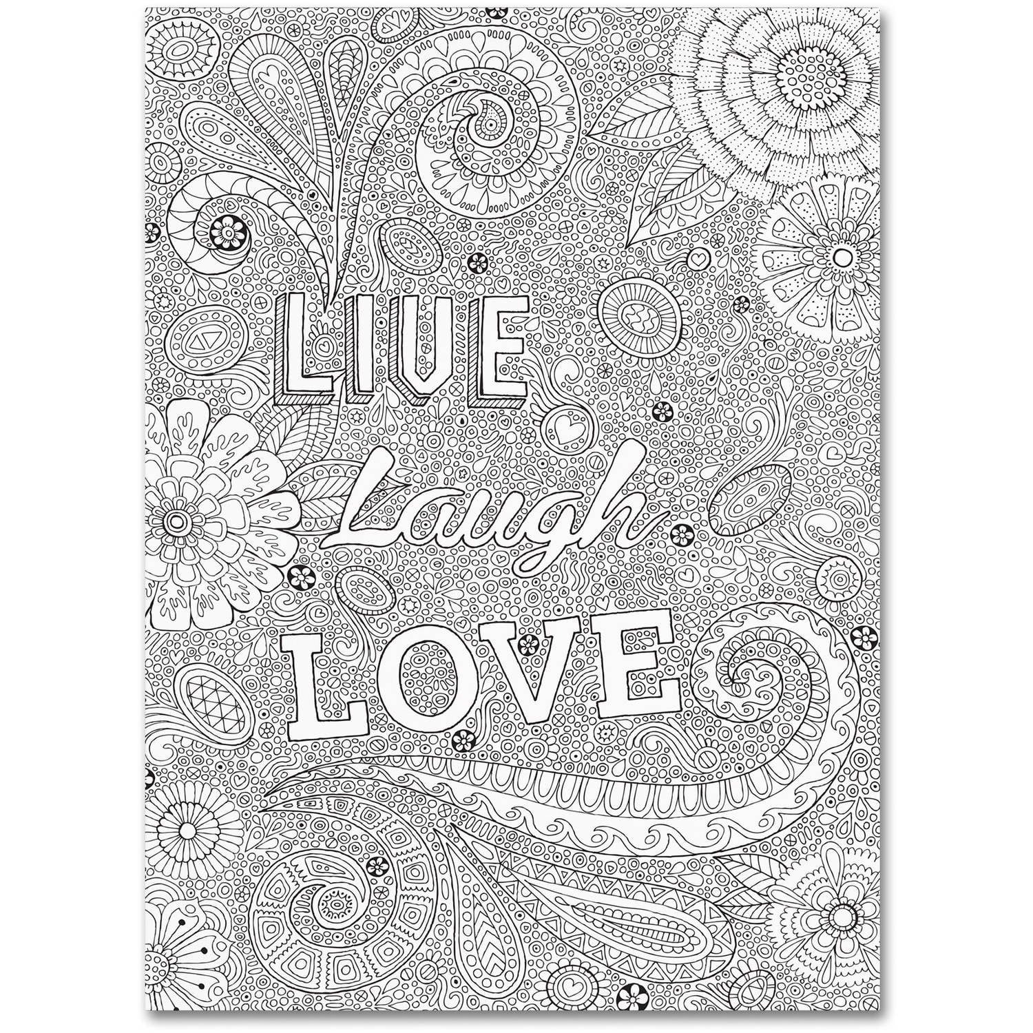 Inspirational Black and White Canvas Quote Art