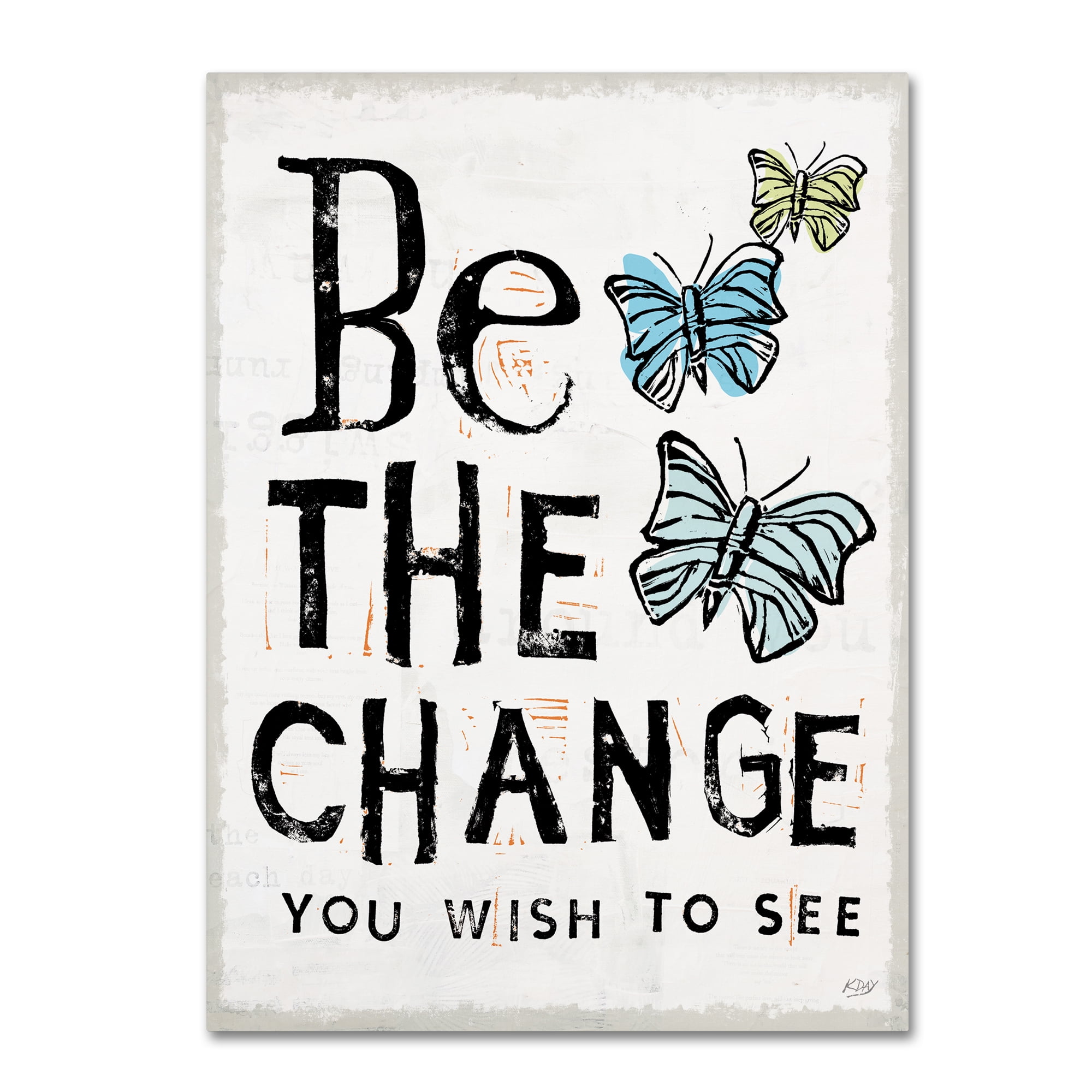 Trademark Fine Art 'Live to the Fullest I' Canvas Art by Kellie Day