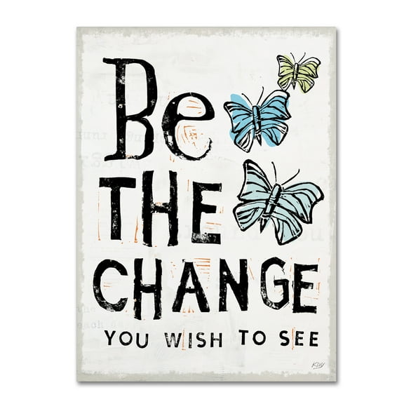 Trademark Fine Art 'Live to the Fullest I' Canvas Art by Kellie Day