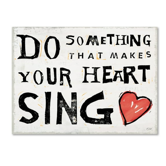 Trademark Fine Art 'Live to the Fullest IX' Canvas Art by Kellie Day