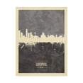 thumbnail image 1 of Trademark Fine Art 'Liverpool England Skyline Gray' Canvas Art by Michael Tompsett, 1 of 3