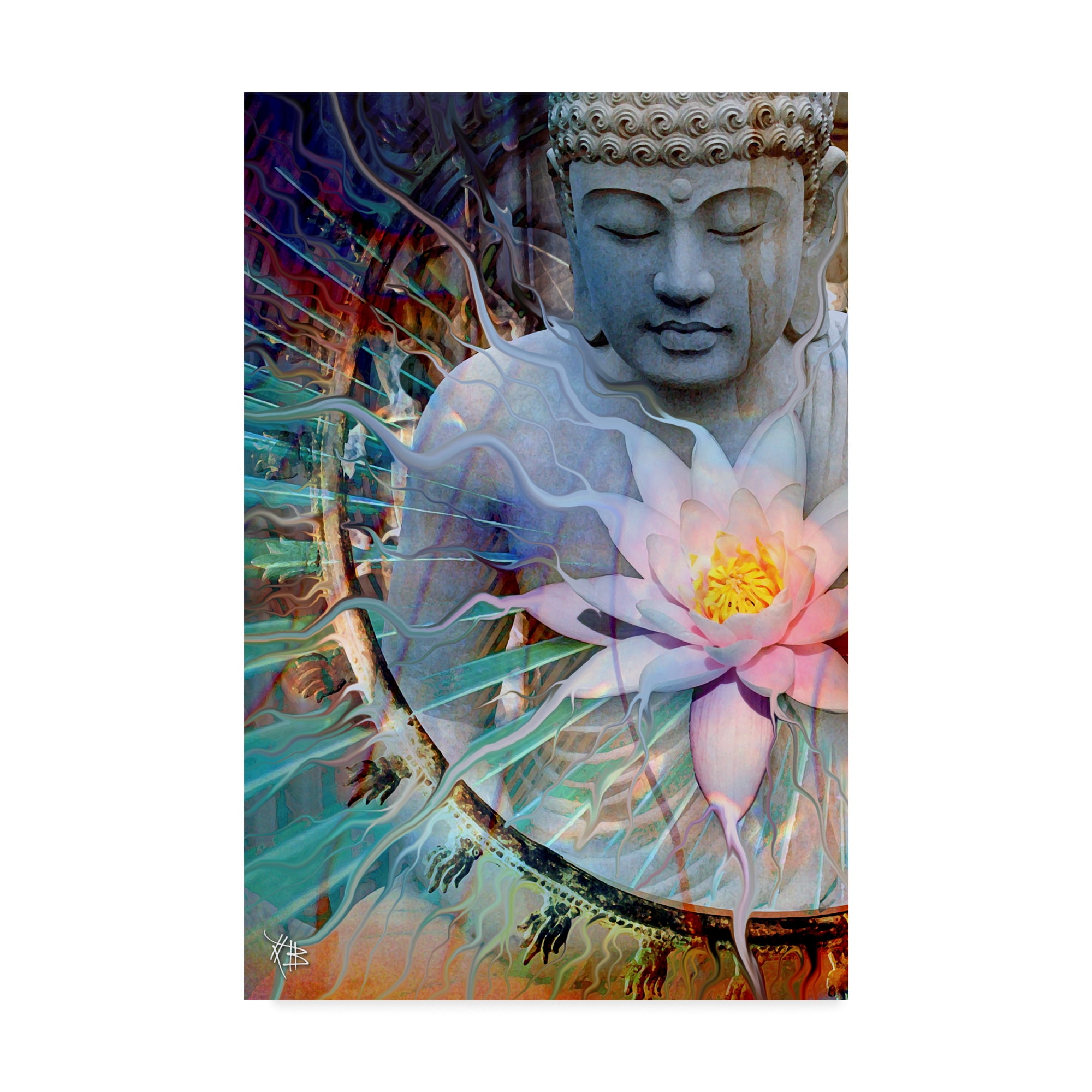 Trademark Fine Art 'Living Radiance' Canvas Art by Fusion Idol Arts