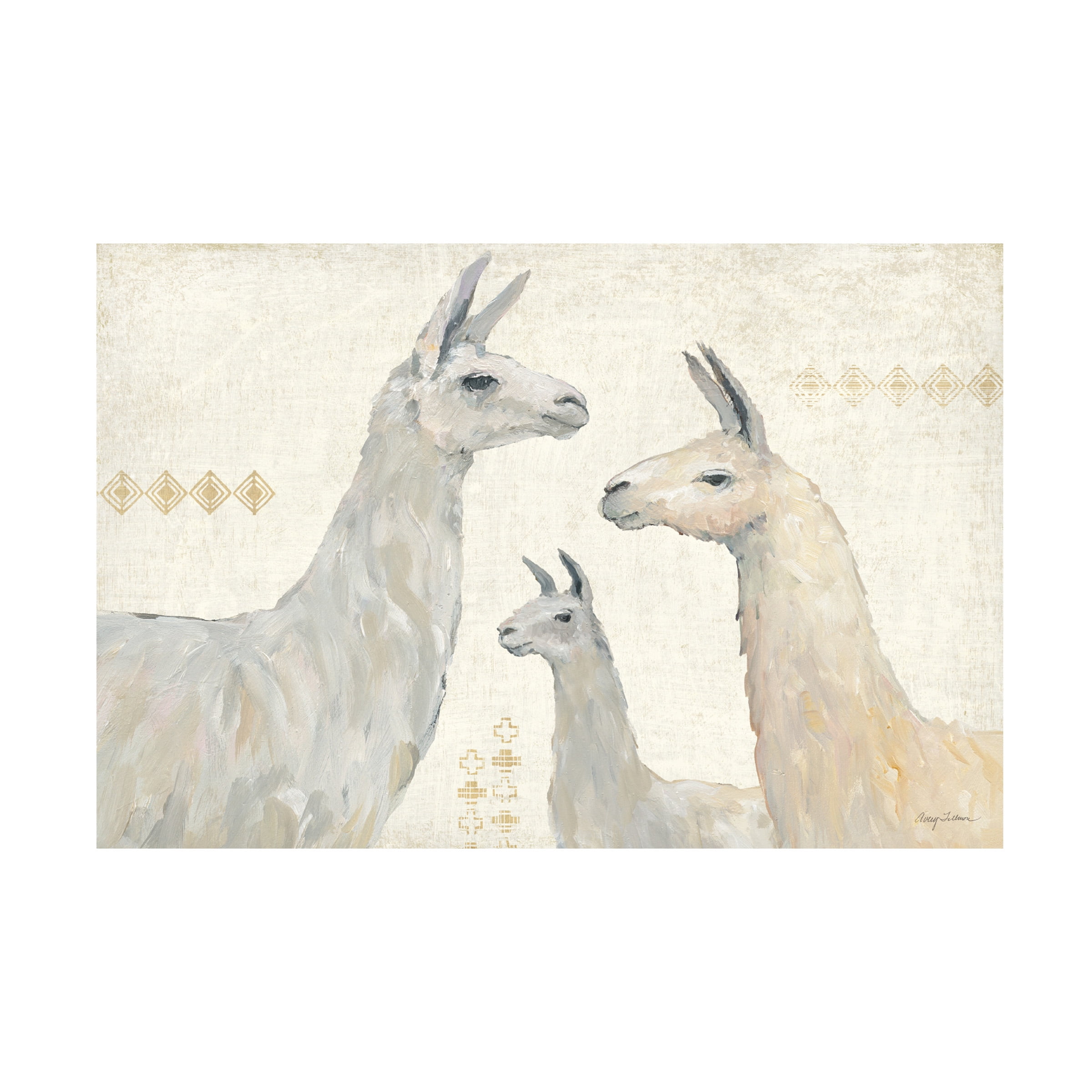 Trademark Fine Art 'Llama Land IV' Canvas Art by Avery Tillmon